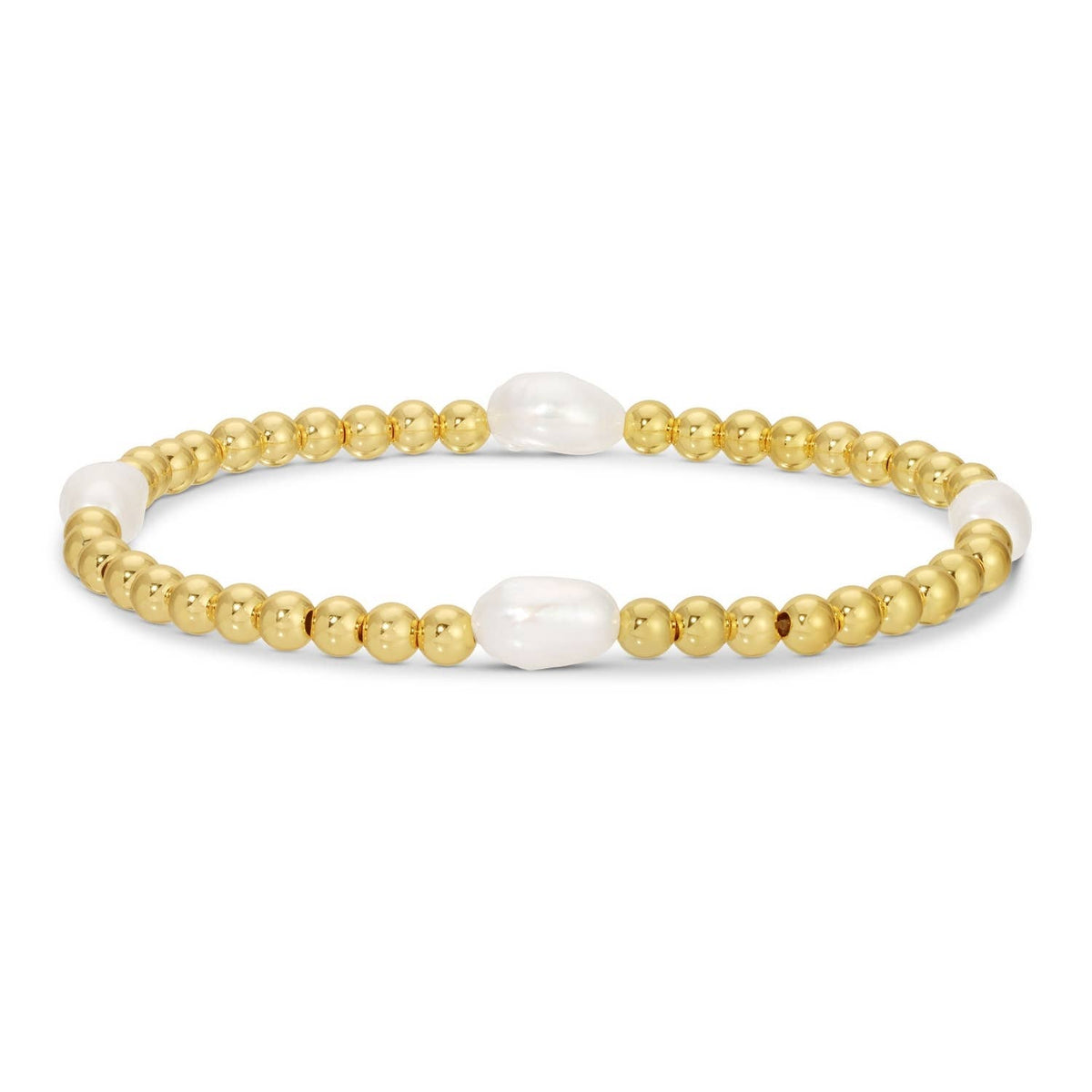 4mm Stretch Medium Pearl Bracelets