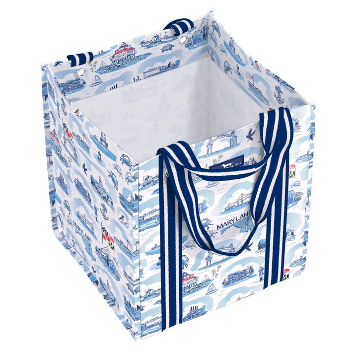 Scout Baguette Market Tote Maryland Toile