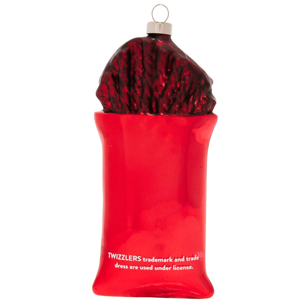 Holiday Glass Ornament – Bag of TWIZZLERS