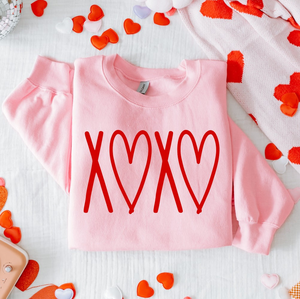 XOXO Sweatshirt at Luxe & Bow
