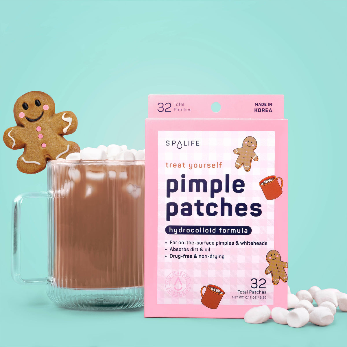 Christmas Holiday Treat Yourself Pimple Patches - 72 ct