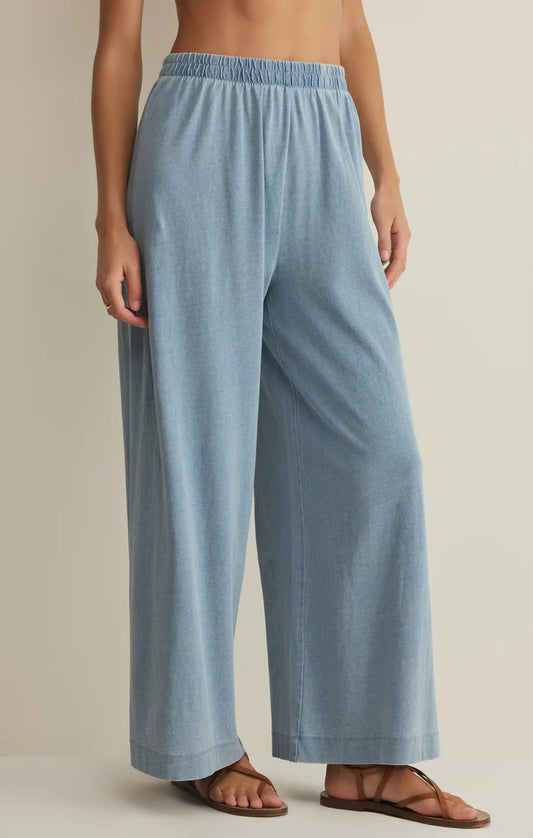 Scout Jersey Denim Pant by Z Supply at Luxe & Bow - additional product view 2