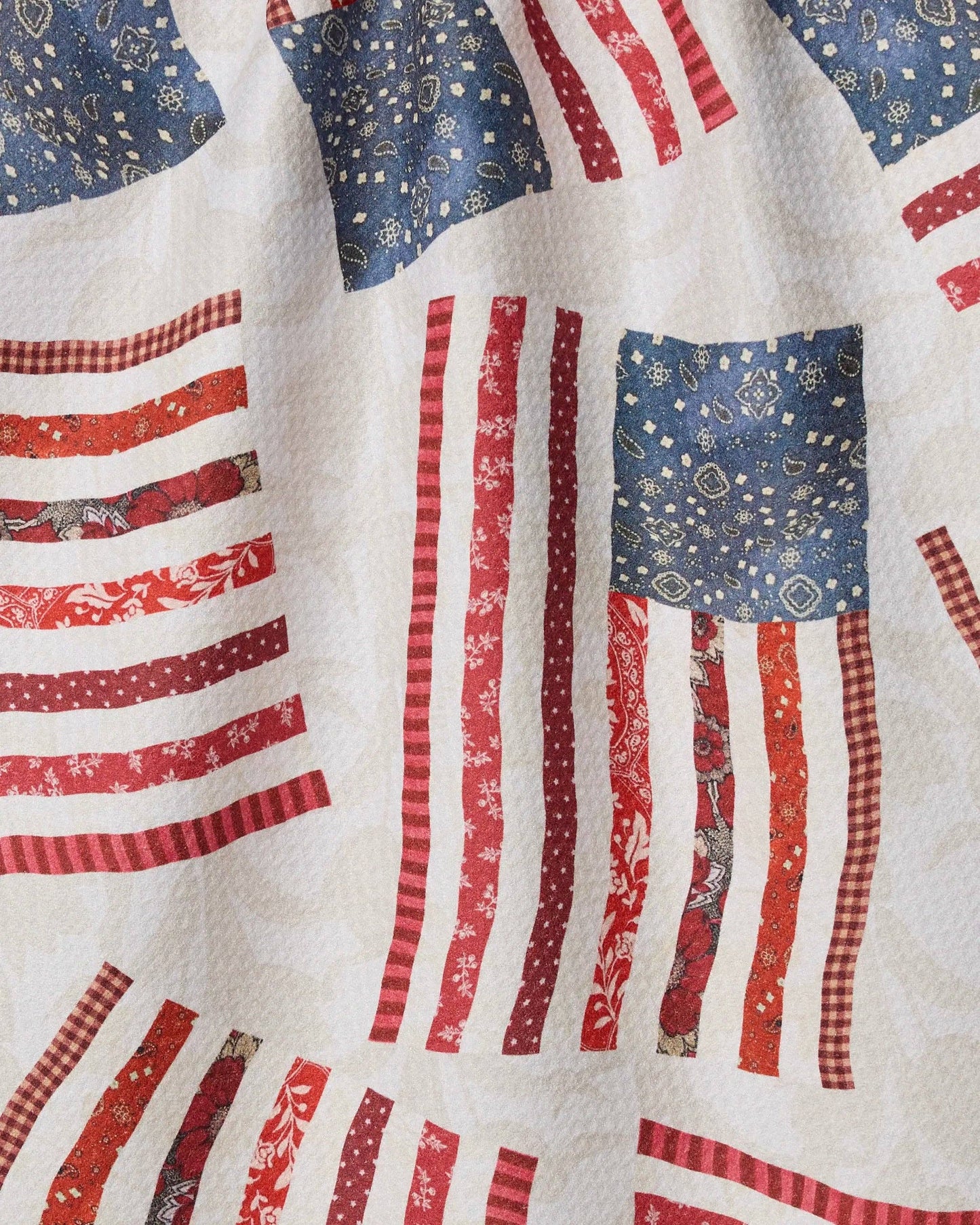Patchwork Pride Tea Towel by Geometry at Luxe & Bow - additional product view 2
