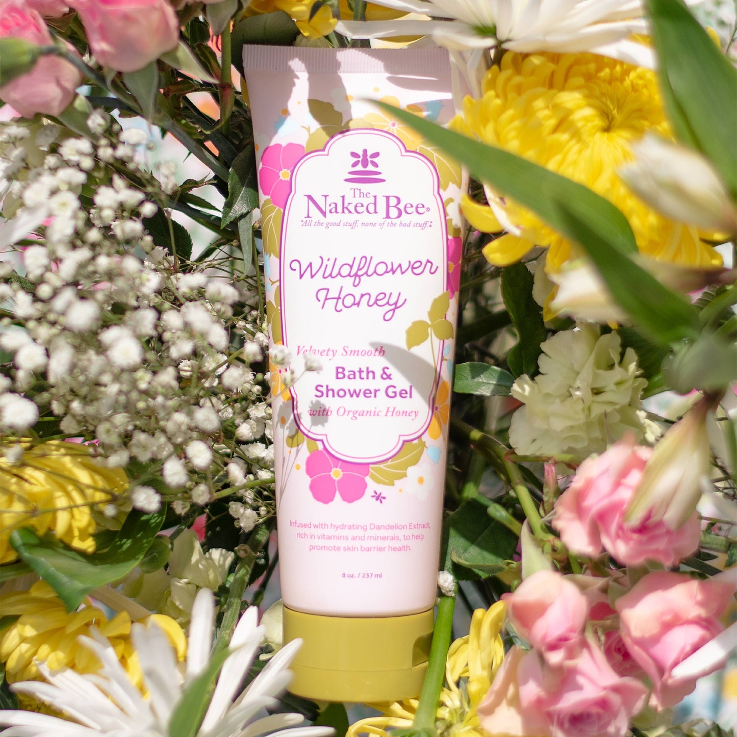 8 oz. Wildflower Honey Velvety Smooth Bath & Shower Gel