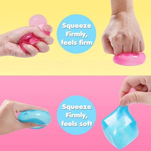 SugarSqueez Cube Squishy Fidget Sugar Stress Ball (1pc) Assorted Colors by Showcase at Luxe & Bow - additional product view 6