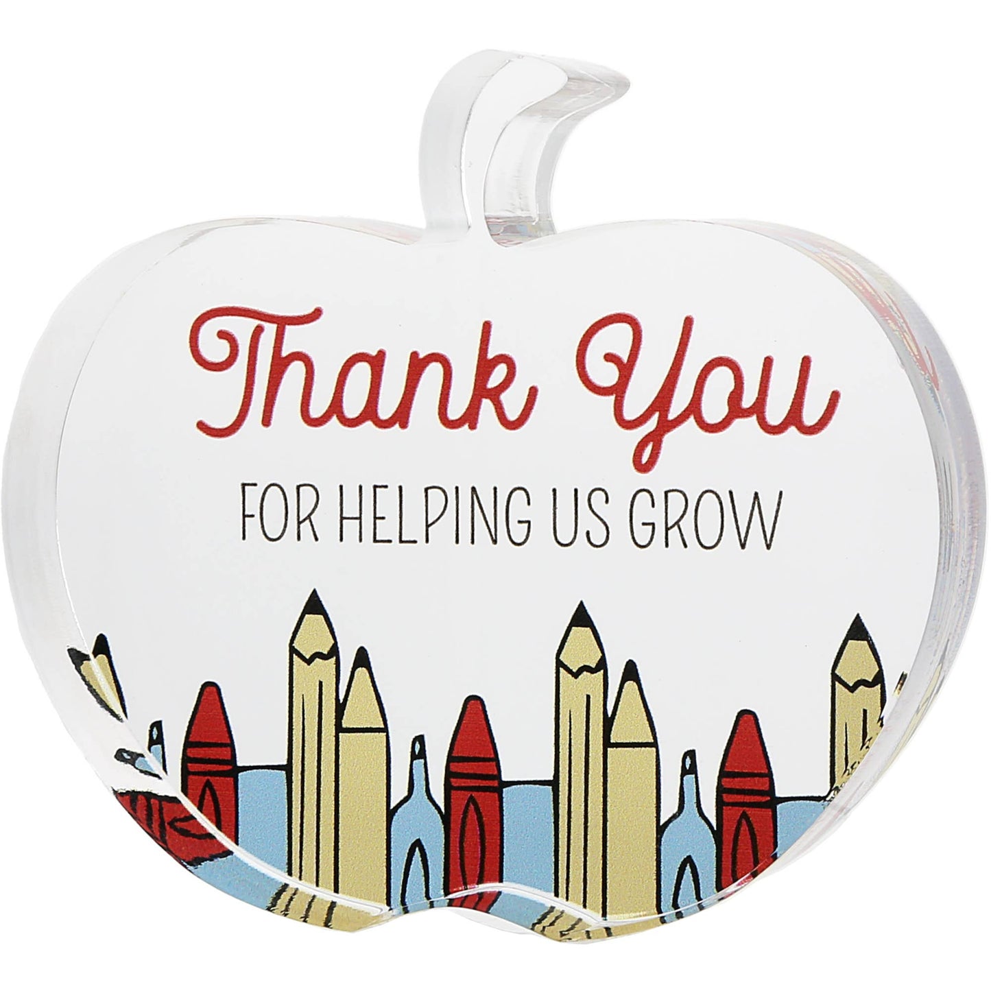 Grow - 3.5" Acrylic Apple Plaque