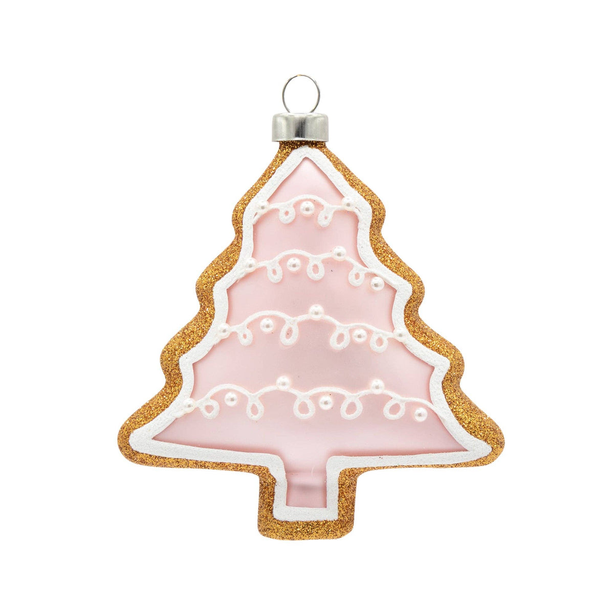 Holiday Glass Ornament – Gingerbread Tree Ornament