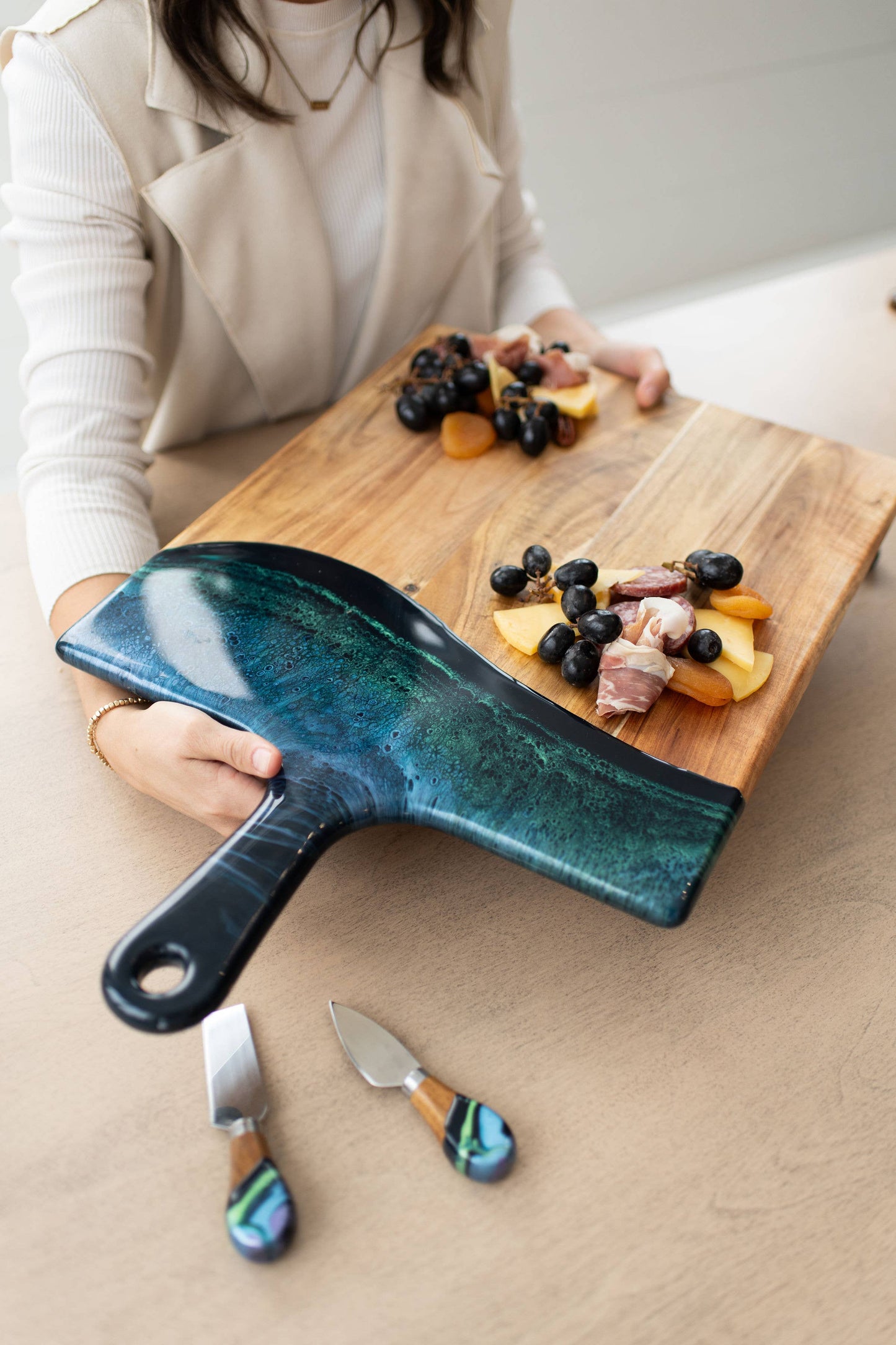 Resin Cheese/Charcuterie Board Extra Large 15"x24"
