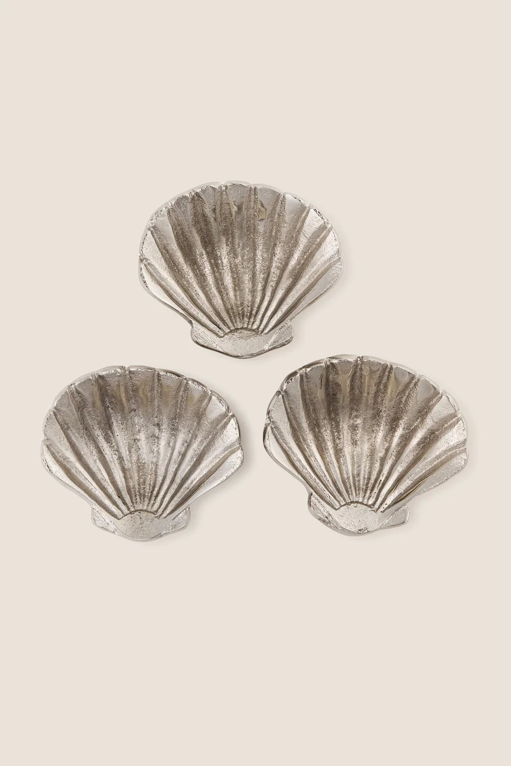 Silver Shell Tidbit Dishes