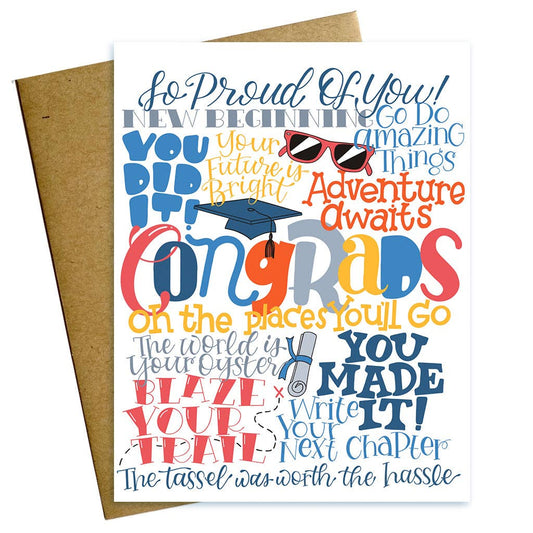 Congrads Greeting Card