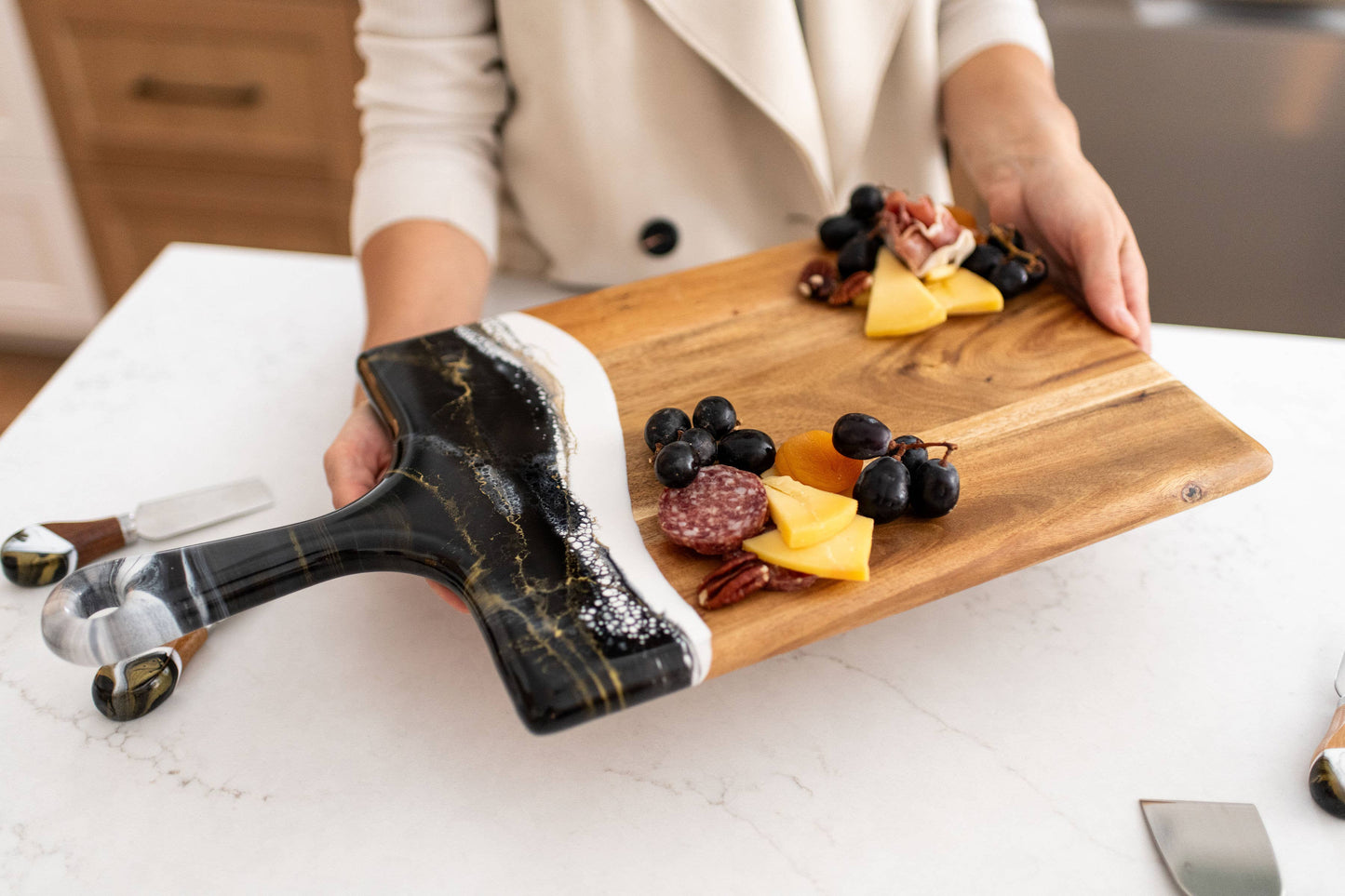 Resin Cheese / Charcuterie Board - Large 10"x20"