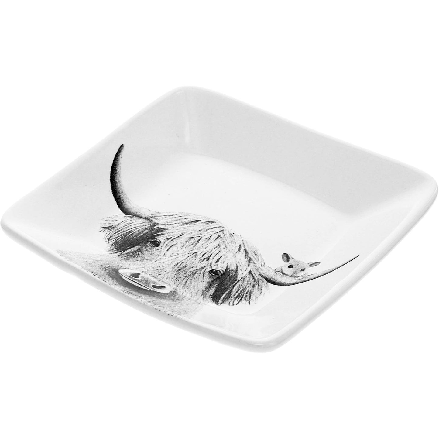 Highland Cow - 4.25" Keepsake Dish