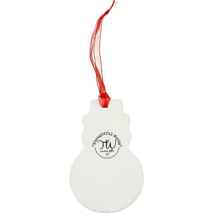 Friends 3.75" Snowman Ornament