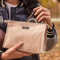 Audrey Pouch Putty Corduroy