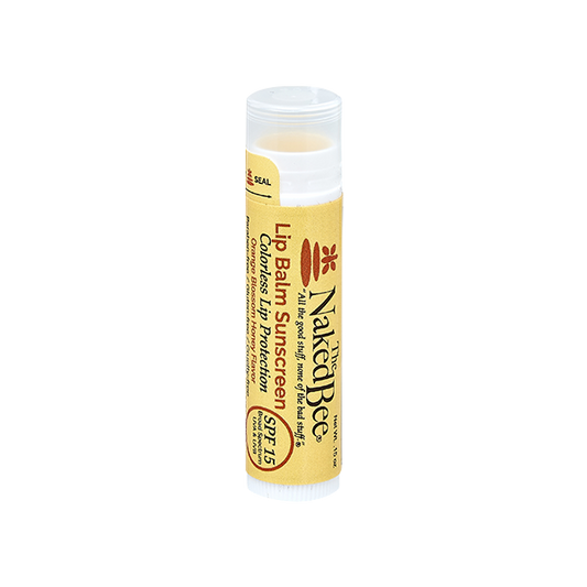 SPF 15 Orange Blossom Honey Colorless Lip Balm