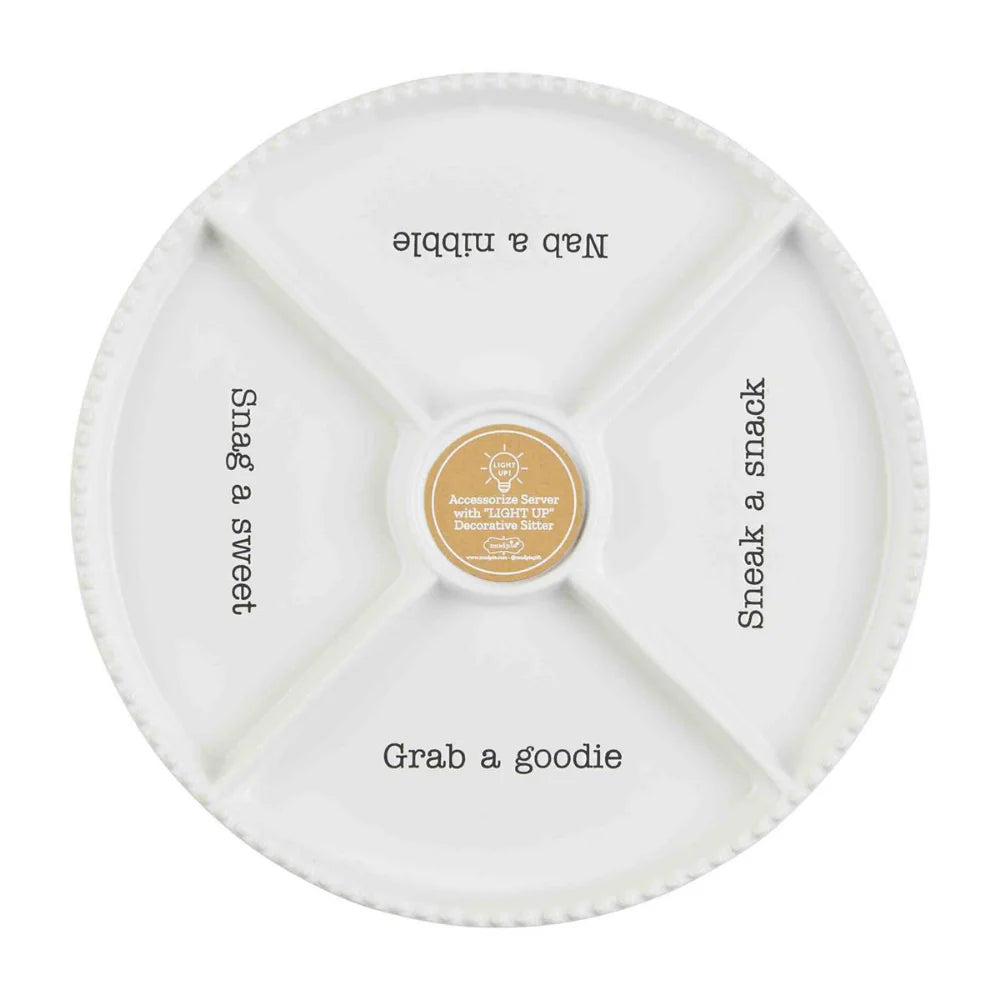 Mud Pie Snack Divided Tray