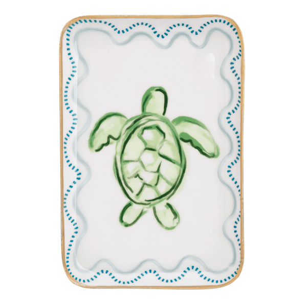Turtle Sea Enamel Tray