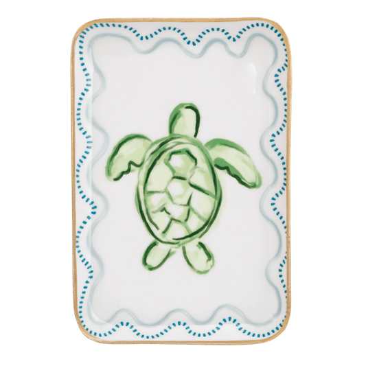 Turtle Sea Enamel Tray