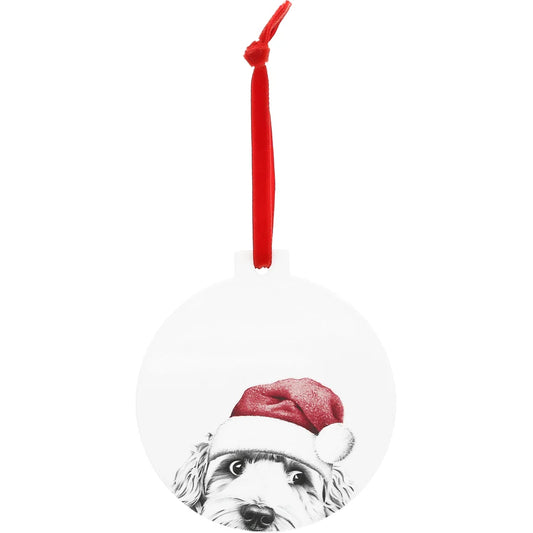 Dog Ceramic Ornament