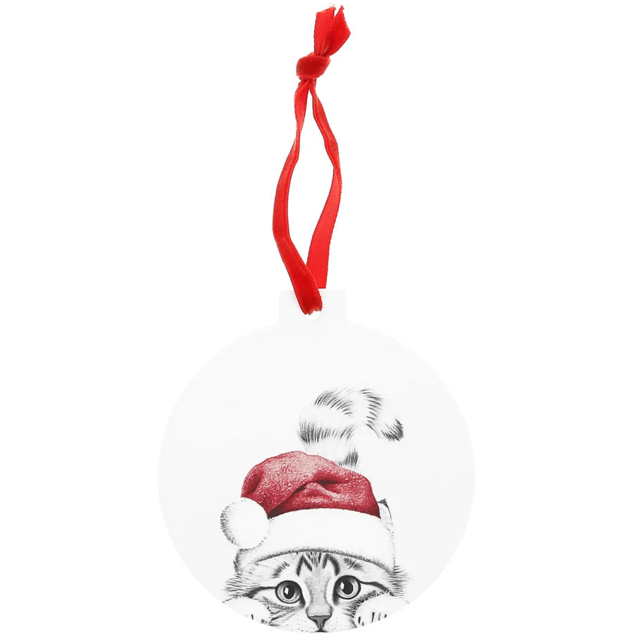 Cat Ceramic Ornament