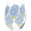Hydrangea Wine Glass