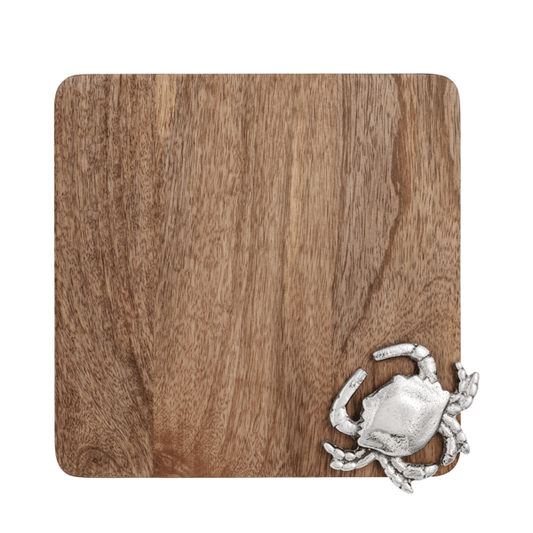Crab Icon Wood Board by Mudpie at Luxe & Bow