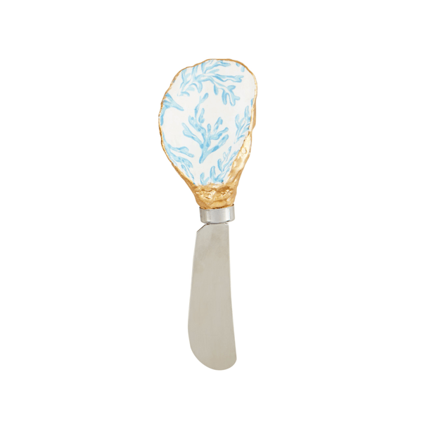 Coral Oyster Icon Spreader by Mudpie at Luxe & Bow