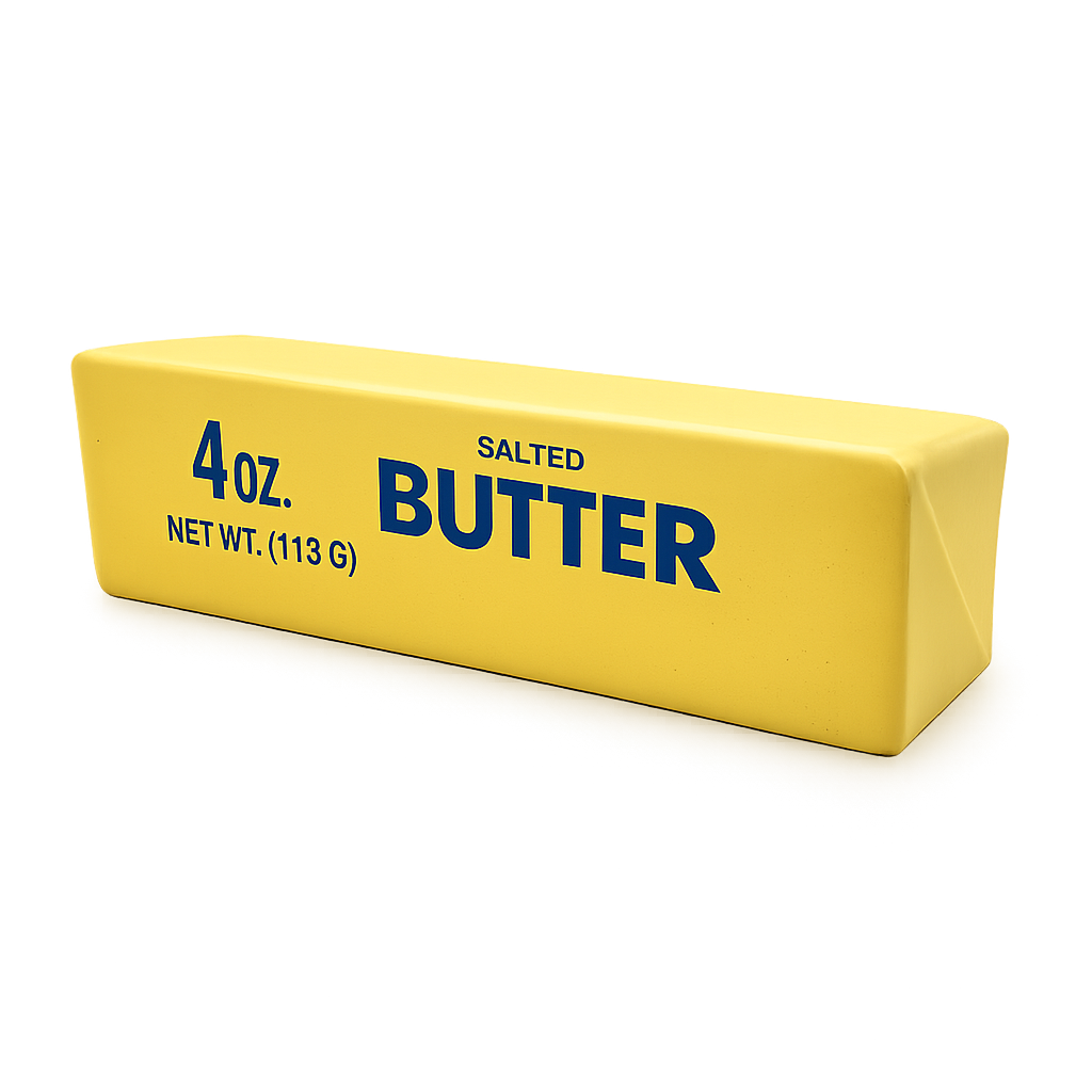 Fun Doh 6" Butter Stick Slow-Rise Squishy Toy - 12/Display