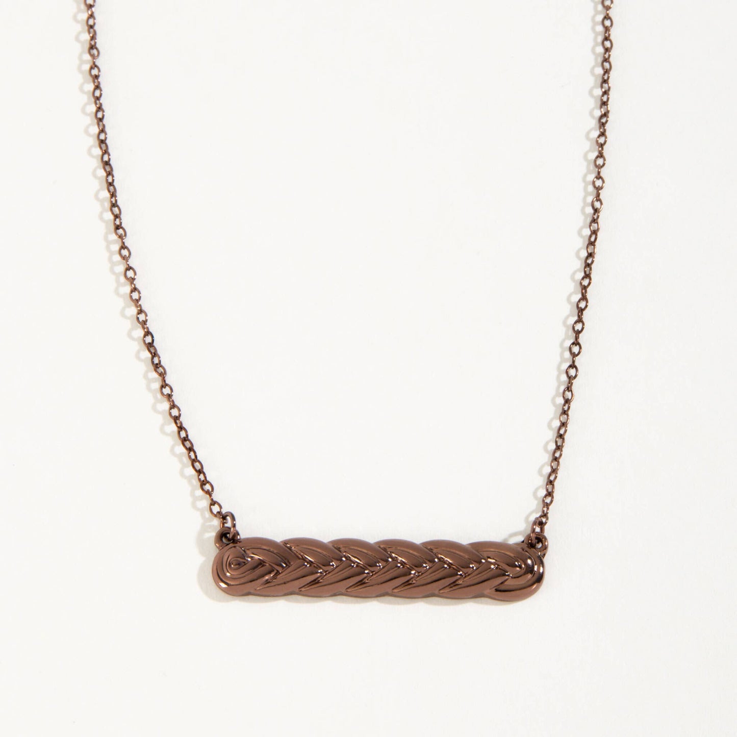 Sale - Cecelia Braided Bar Necklace