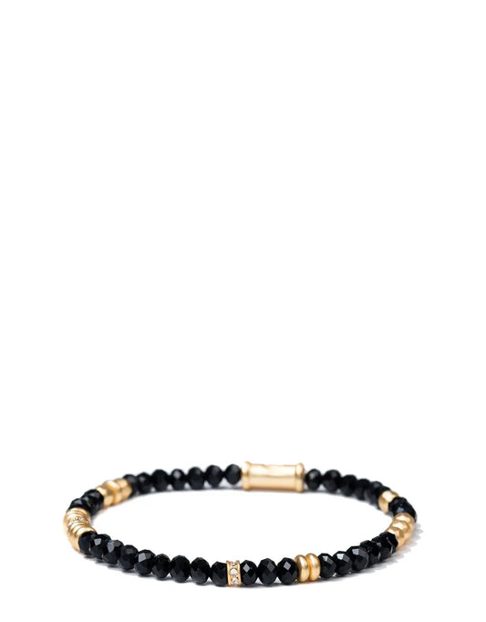 Stretch Bracelet 4mm Smoke
