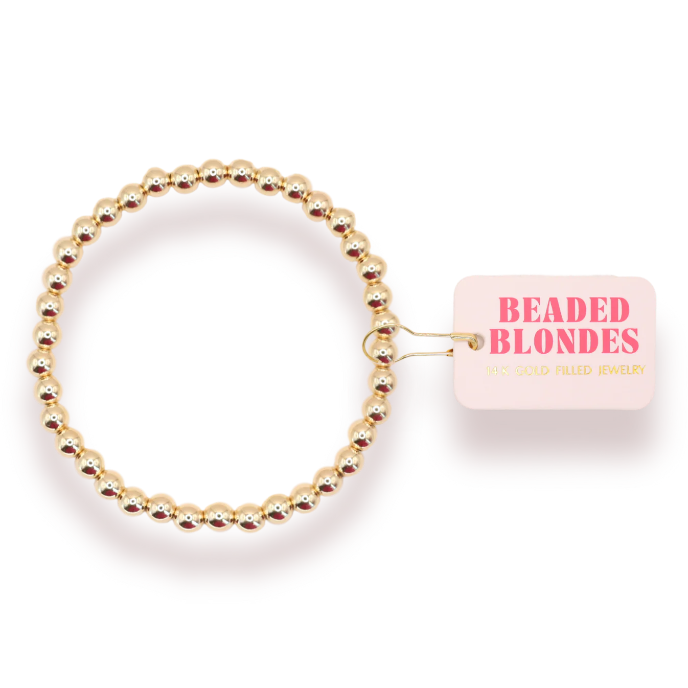 5MM Gold Beaded Bracelet
