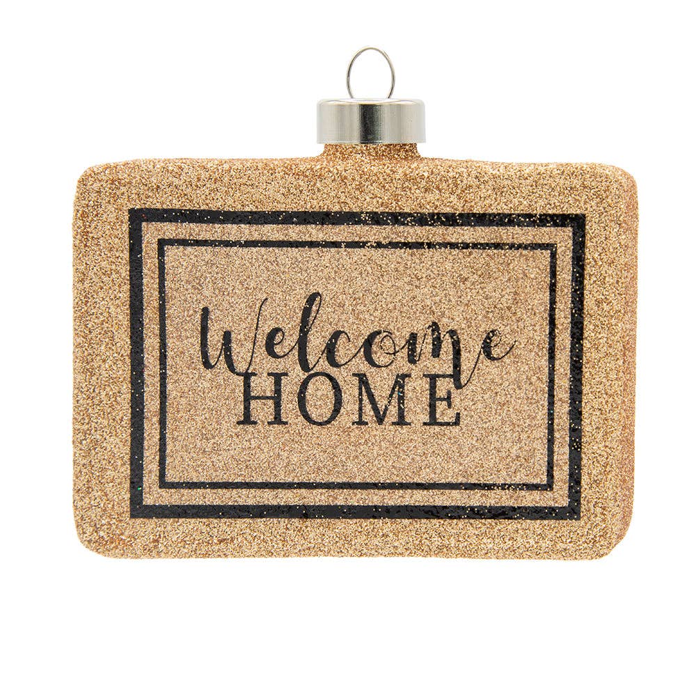 Holiday Glass Ornament – Welcome Home Doormat