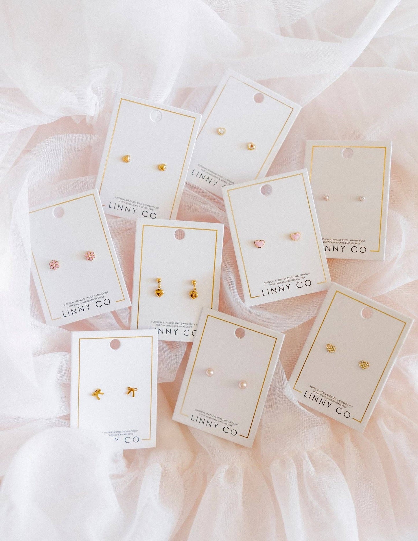 Screwback Stud Earrings - Payton Pearl Pink 5mm