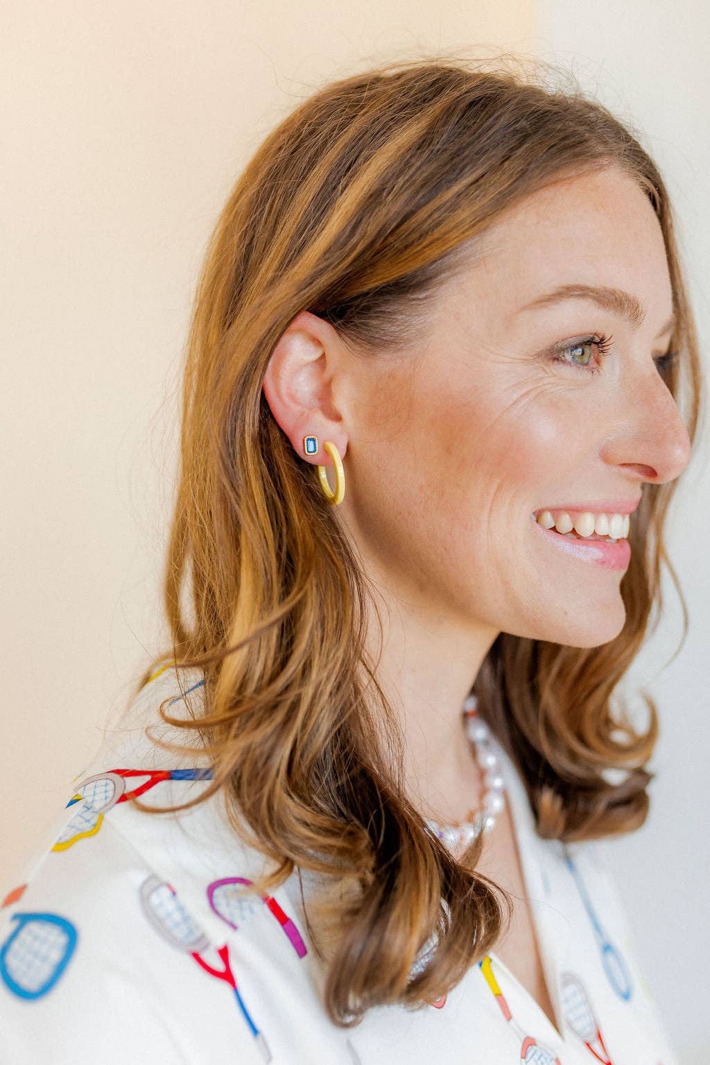 Screwback Stud Earrings - Madison Sapphire