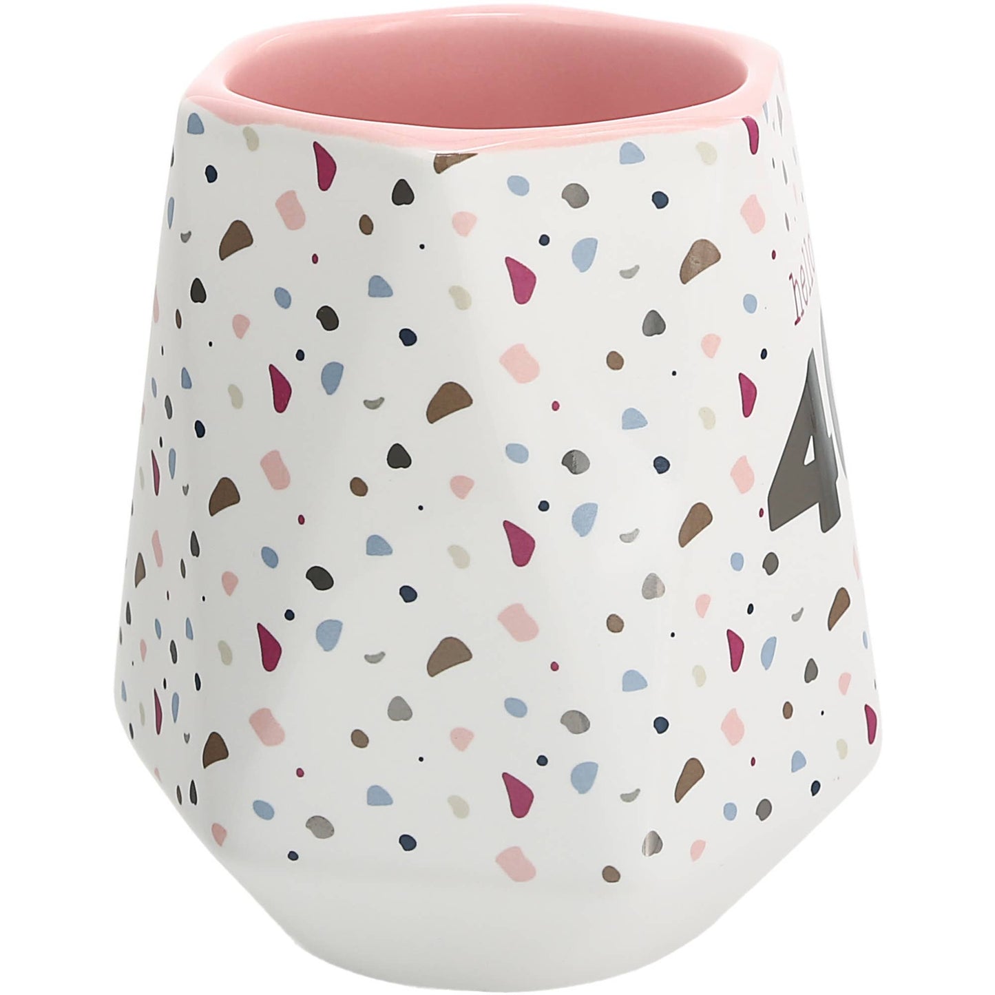 Hello 40 - 17 oz Geometric Cup