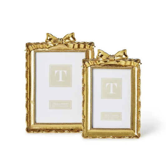 Gold Bow Frame by Twos Company at Luxe & Bow