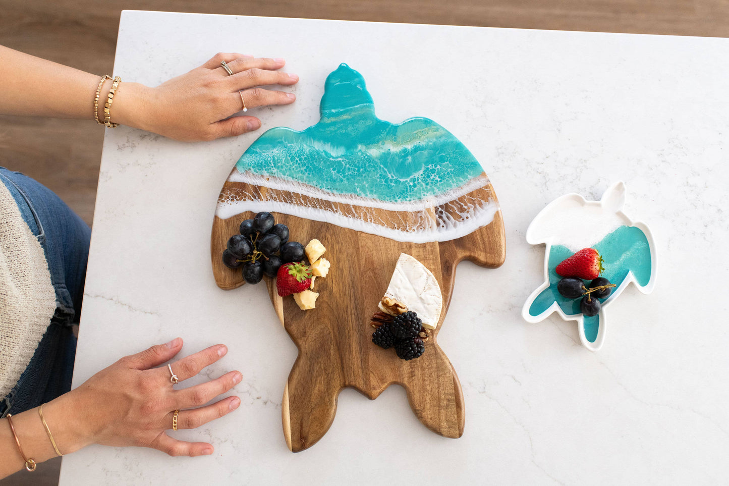 Turtle Shaped Ceramic Tray