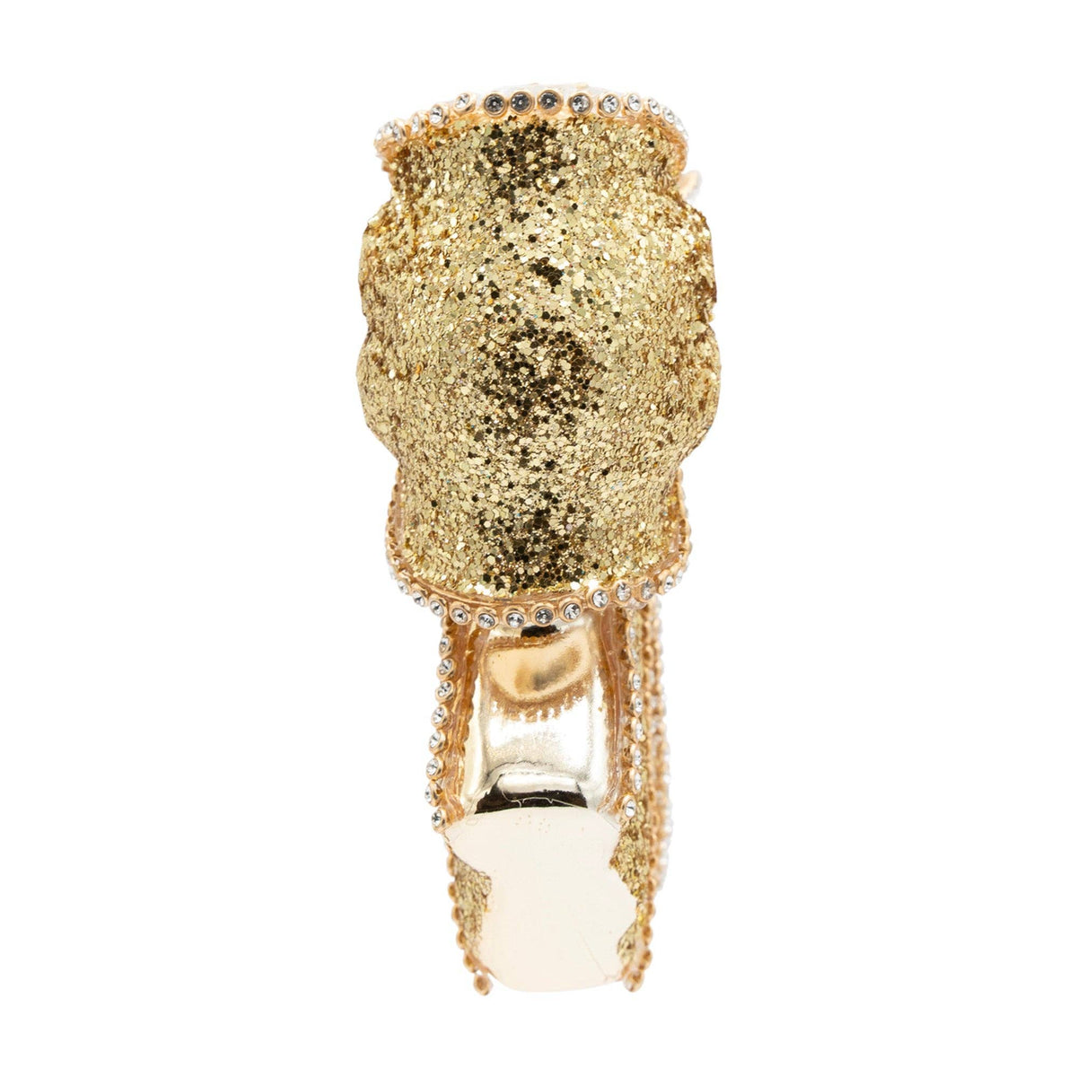Holiday Glass Ornament – Golden Bow Ornament