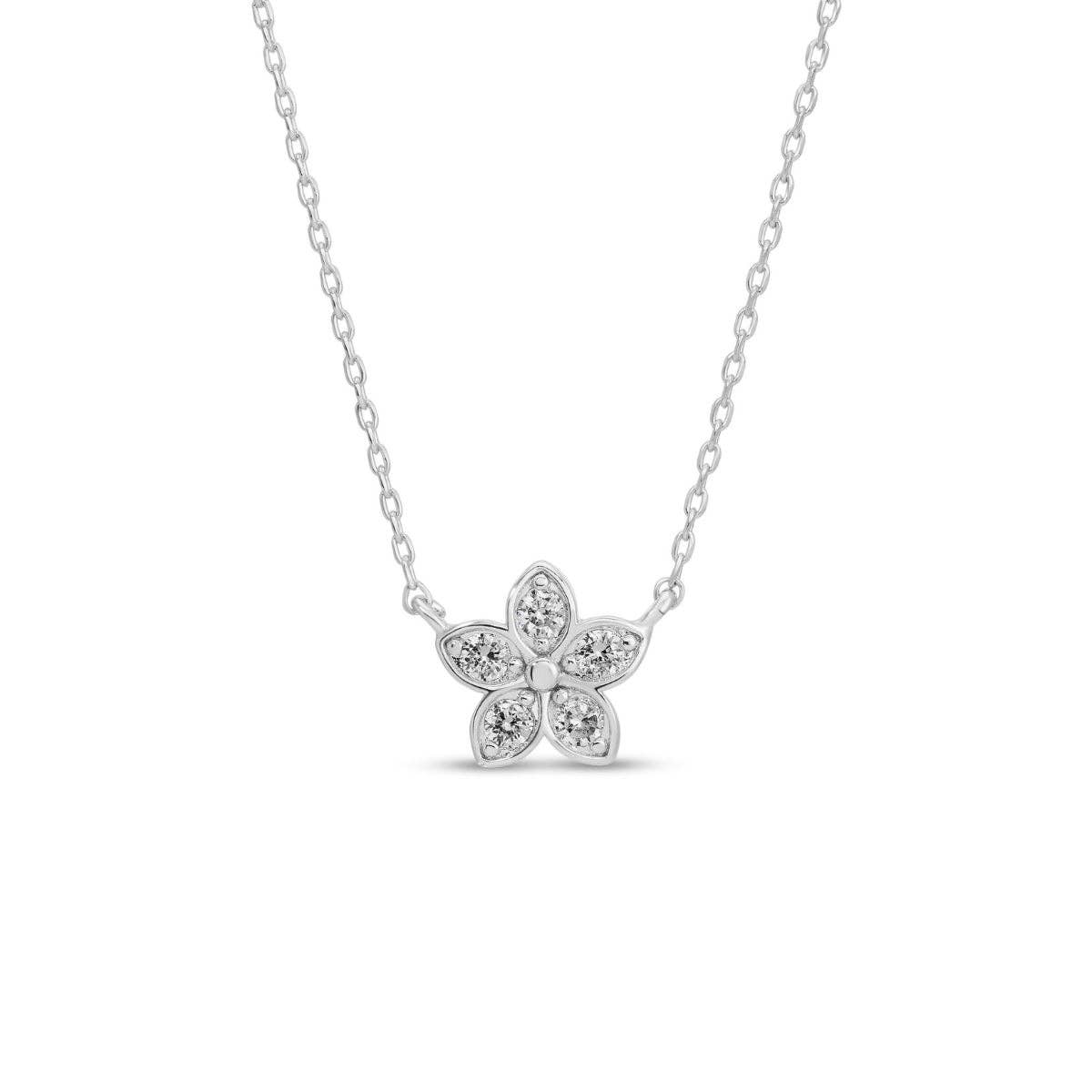 Sale - Petite Plumeria Flower Necklace