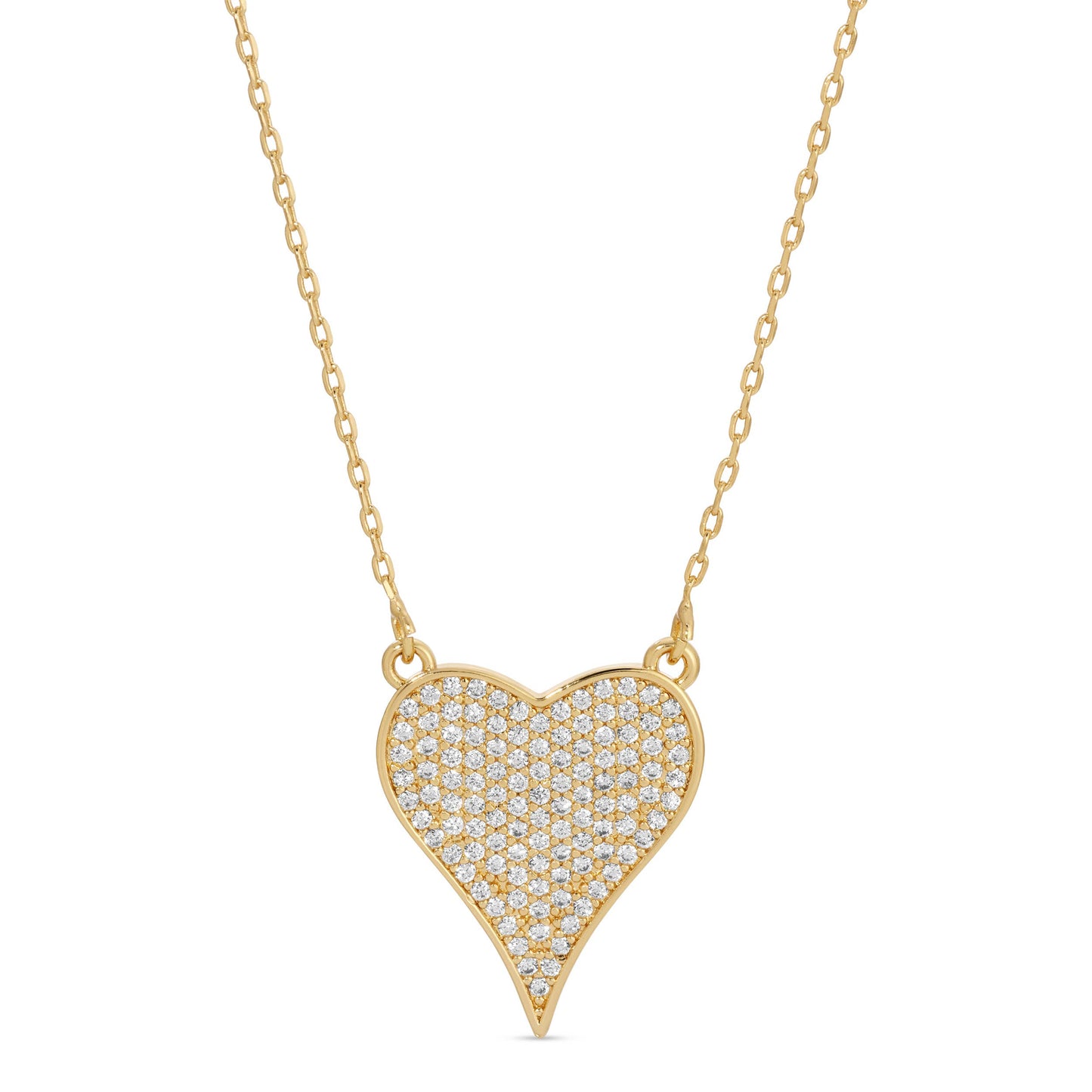Pavé Heart Necklace