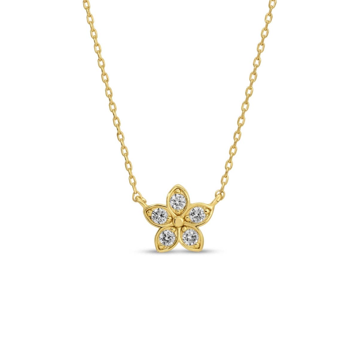 Sale - Petite Plumeria Flower Necklace