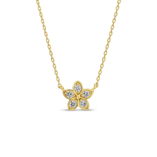 Sale - Petite Plumeria Flower Necklace
