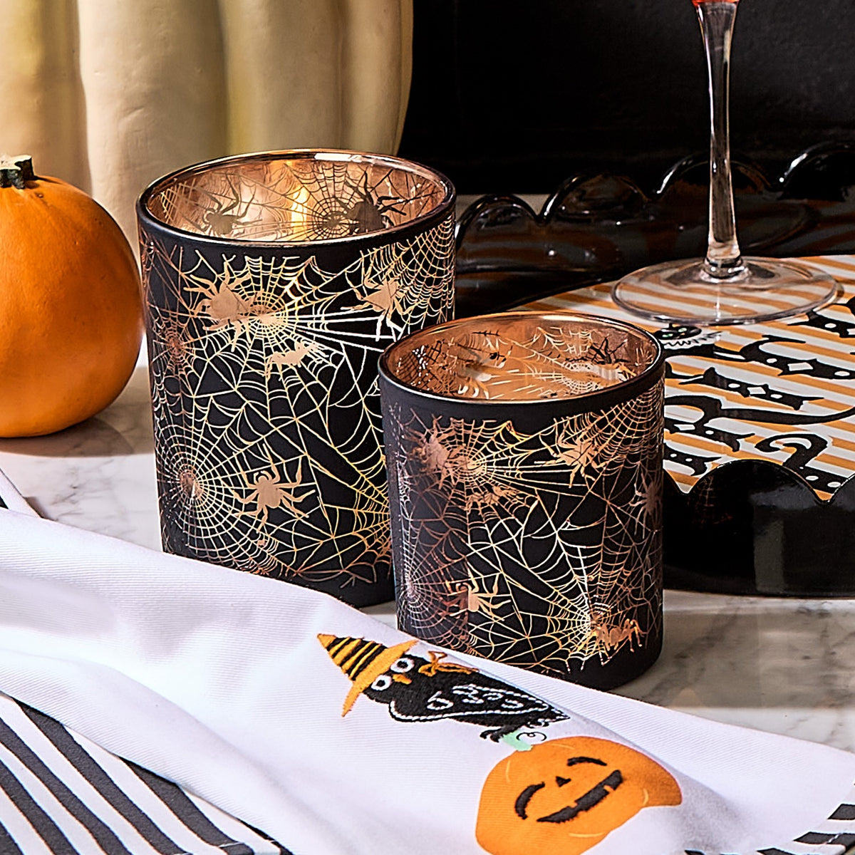 Spiderweb Tealight Candleholder
