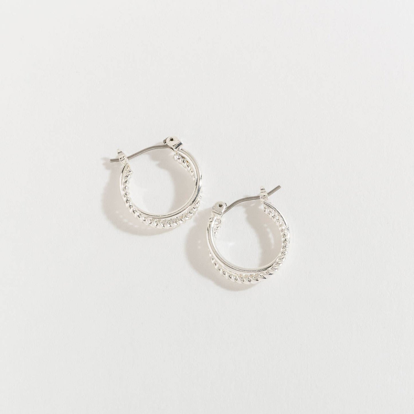 Double Hoop Click Ear Sense Earrings