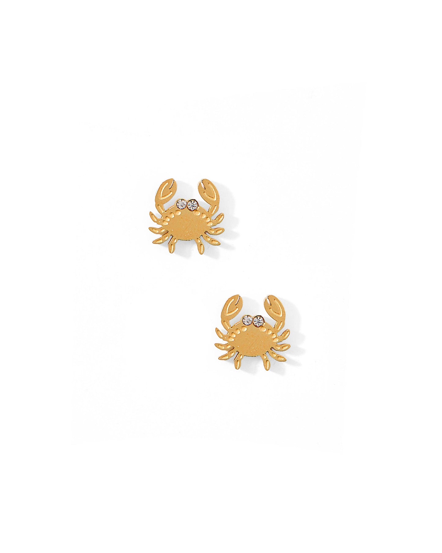 Screwback Stud Earrings - Crab