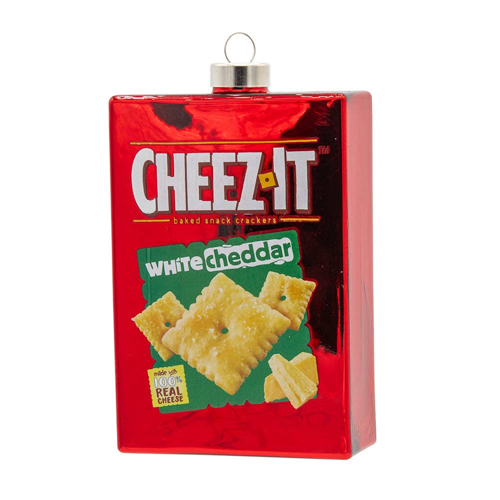 Holiday Glass Ornament – CHEEZ-IT® White Cheddar Box