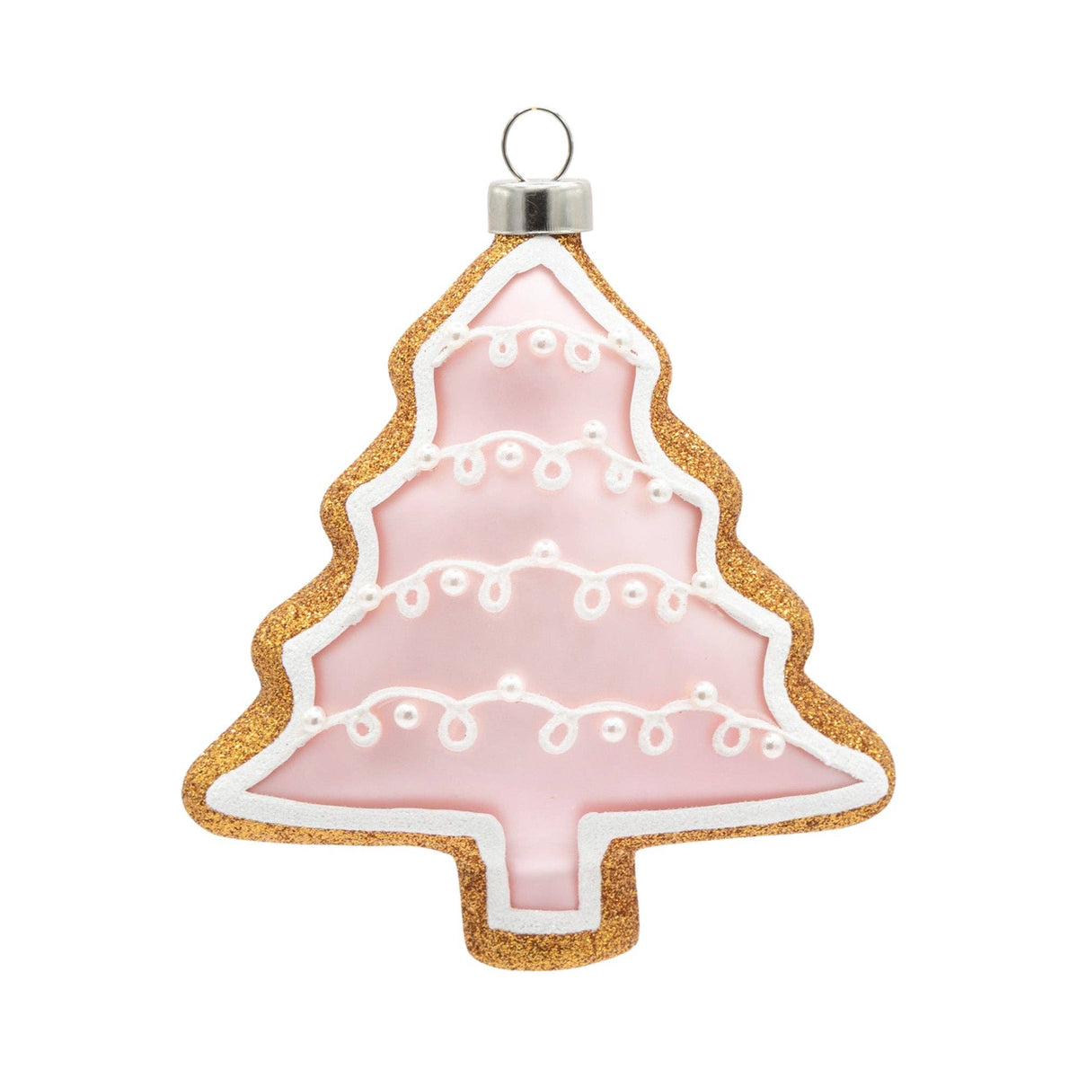 Holiday Glass Ornament – Gingerbread Tree Ornament