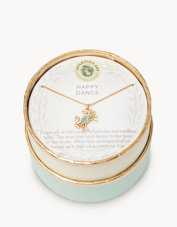 Sea La Vie Necklace Happy Dance/Crab