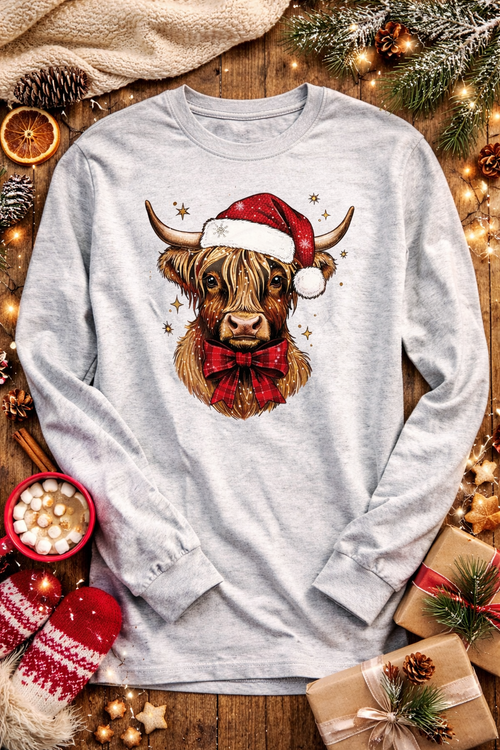 Highand Cow Christmas Shirt