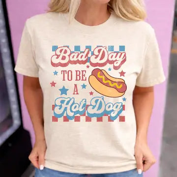 Bad Day To Be A Hotdog Tee